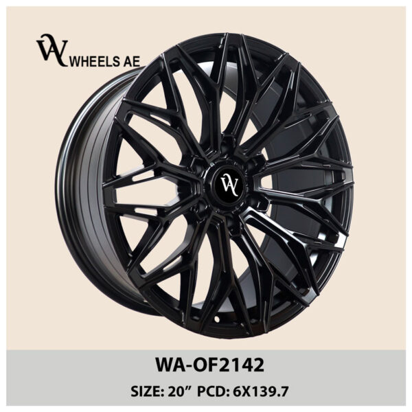 Beadlock Wheel WA-OF2142 Black – 20” 6x139.7 Off-Road Rim for Land Cruiser, Patrol, FJ