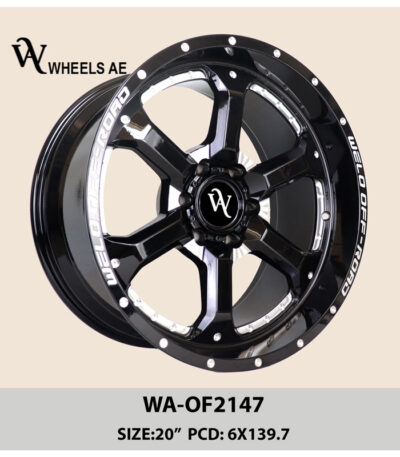 off-road wheel WA-OF2147 for pickups & SUVs with 6-lug fitment