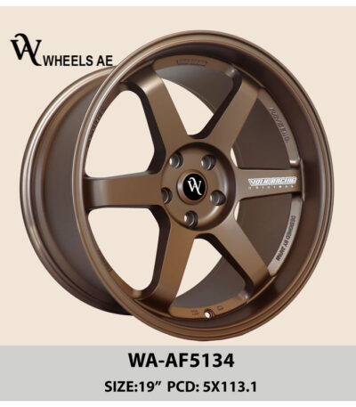 Aftermarket Wheel WA-AF5134 – 19 Inch Alloy Rim with 5x114.3 PCD for Mustang, Lexus, BMW & More