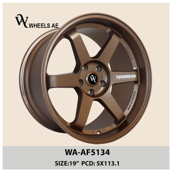 Aftermarket Wheel WA-AF5134 – 19 Inch Alloy Rim with 5x114.3 PCD for Mustang, Lexus, BMW & More