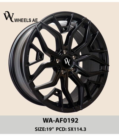 Aftermarket Wheel WA-AF0192 - 19 Inch Alloy Rim with 5x114.3 PCD for Sport & Saloon Cars
