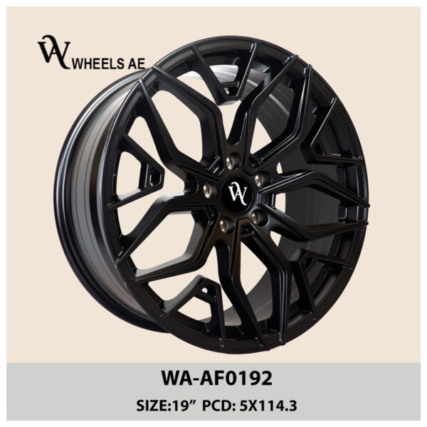 Aftermarket Wheel WA-AF0192 - 19 Inch Alloy Rim with 5x114.3 PCD for Sport & Saloon Cars