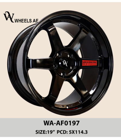 Aftermarket Wheel WA-AF0197 Glossy Black – 19 Inch Rim for Ford, Nissan, Lexus, Toyota