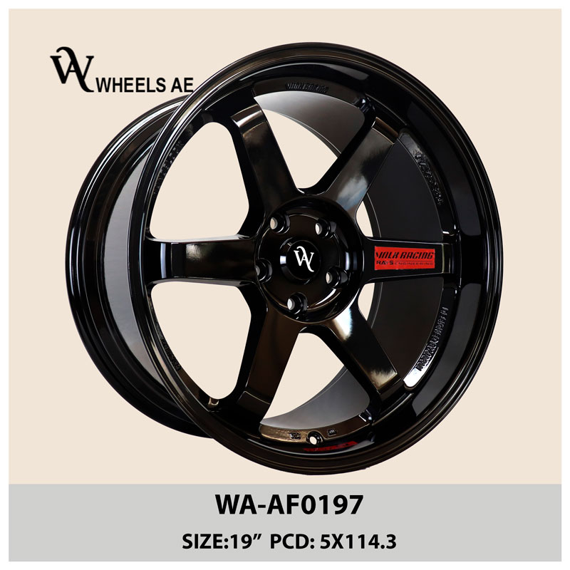 Aftermarket Wheel WA-AF0197 Aftermarket Wheel WA-AF0197 Glossy Black – 19 Inch Rim for Ford, Nissan, Lexus, Toyota