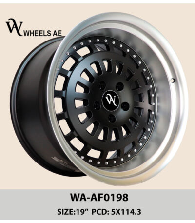 Aftermarket Wheel WA-AF0198– 19 Inch 5x114.3 Wide Fitment for Mustang, GTR, 370Z