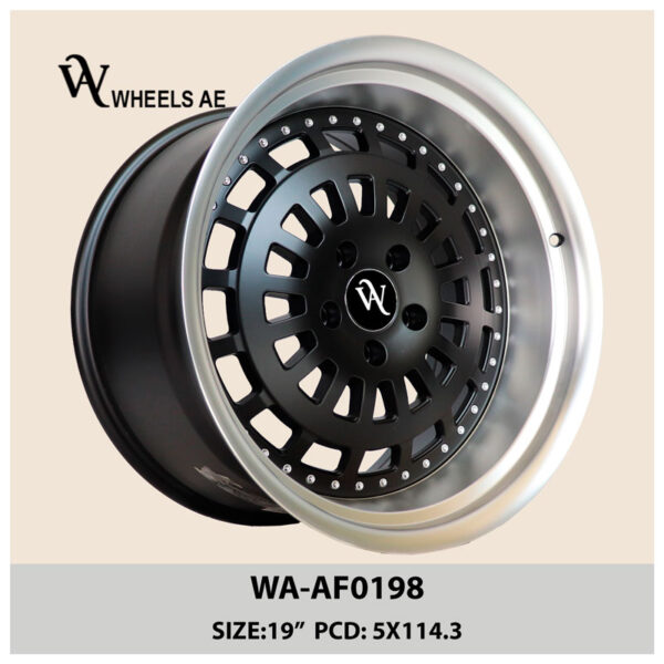 Aftermarket Wheel WA-AF0198– 19 Inch 5x114.3 Wide Fitment for Mustang, GTR, 370Z