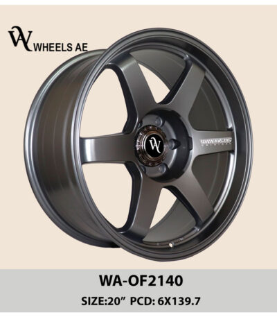 Off-Road Wheel WA-OF2140 Matt Gray – 20” 6x139.7 Rim for Land Cruiser, Patrol, GMC, and More