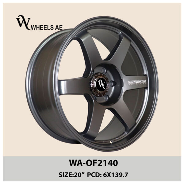 Off-Road Wheel WA-OF2140 Matt Gray – 20” 6x139.7 Rim for Land Cruiser, Patrol, GMC, and More