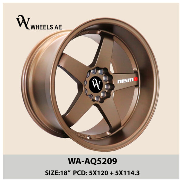 bronze 18 inch aftermarket wheel 5x120 5x114.3