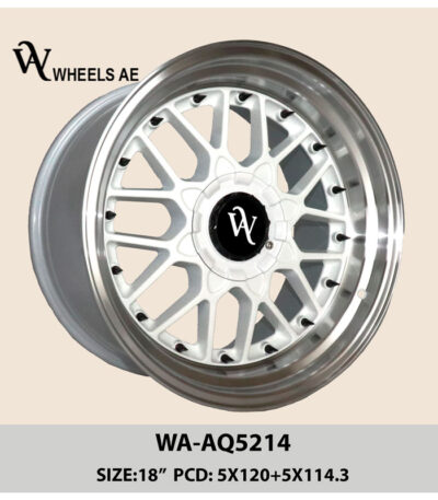 Aftermarket wheel WA-AQ5214 | 18-inch dual bolt pattern 5x120 / 5x114.3