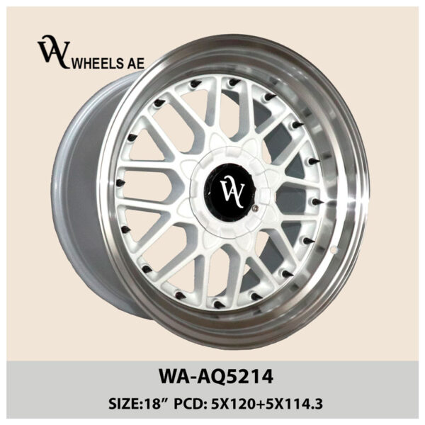 Aftermarket wheel WA-AQ5214 | 18-inch dual bolt pattern 5x120 / 5x114.3