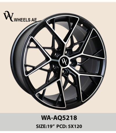 Aftermarket Wheel WA-AQ5218 - 19 Inch 5x120 | BMW, Camaro, Tesla Rims UAE