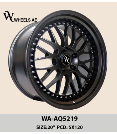 20 Inch 5x120 Aftermarket Wheel | WA-AQ5219 for Camaro, BMW, Tesla, Cadillac