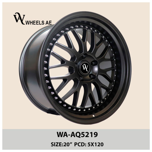20 Inch 5x120 Aftermarket Wheel | WA-AQ5219 for Camaro, BMW, Tesla, Cadillac