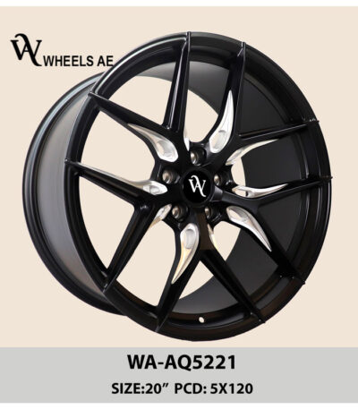 Rims Size 20 AQ5221 – Fit for Camaro, BMW, Cadillac, Tesla | UAE