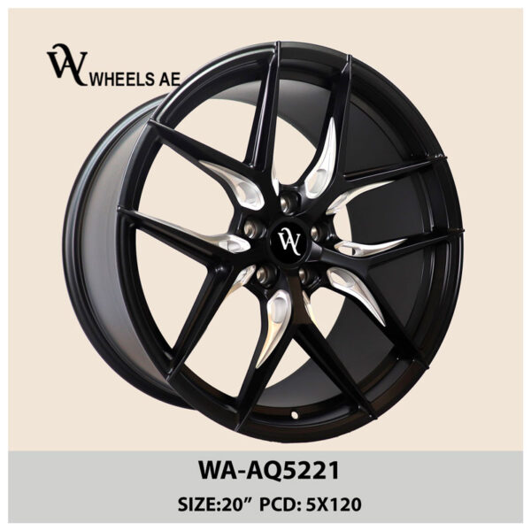 Rims Size 20 AQ5221 – Fit for Camaro, BMW, Cadillac, Tesla | UAE