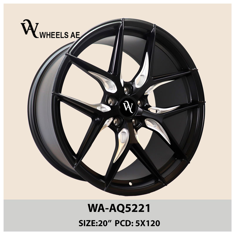 Rims Size 20 AQ5221 Rims Size 20 AQ5221 – Fit for Camaro, BMW, Cadillac, Tesla | UAE