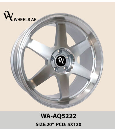 Rims Size 20 AQ5222 – Silver Machined Wheels for Range Rover | UAE