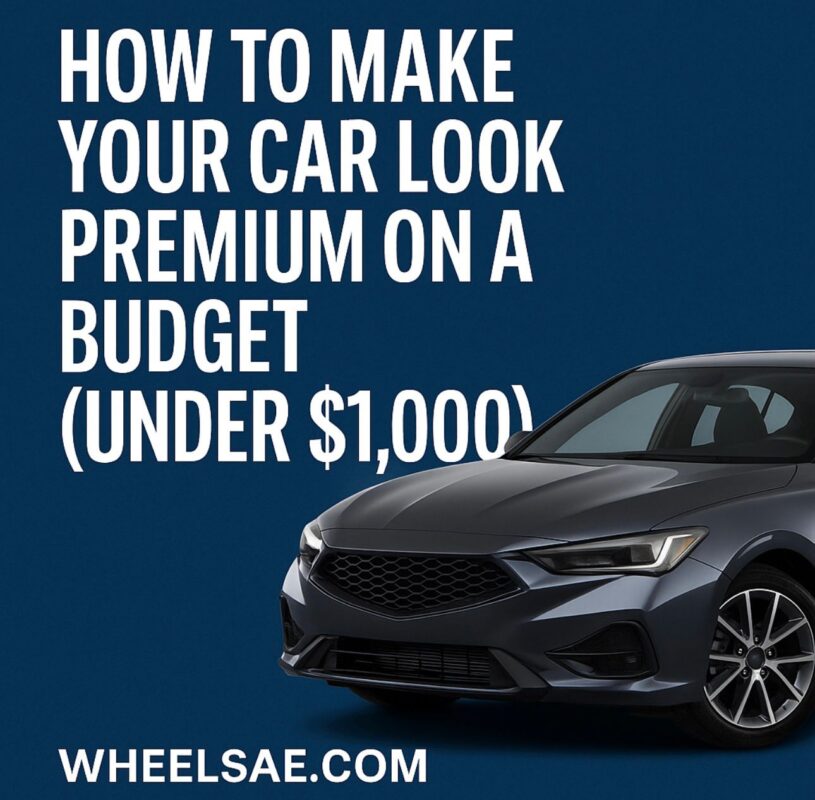 make your car look premium on a budget (Under $1,000)
