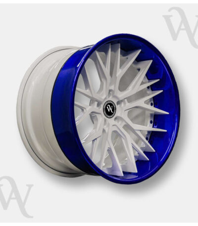 Forged Wheel WA-F163 – Custom Blue Barrel Luxury Rim