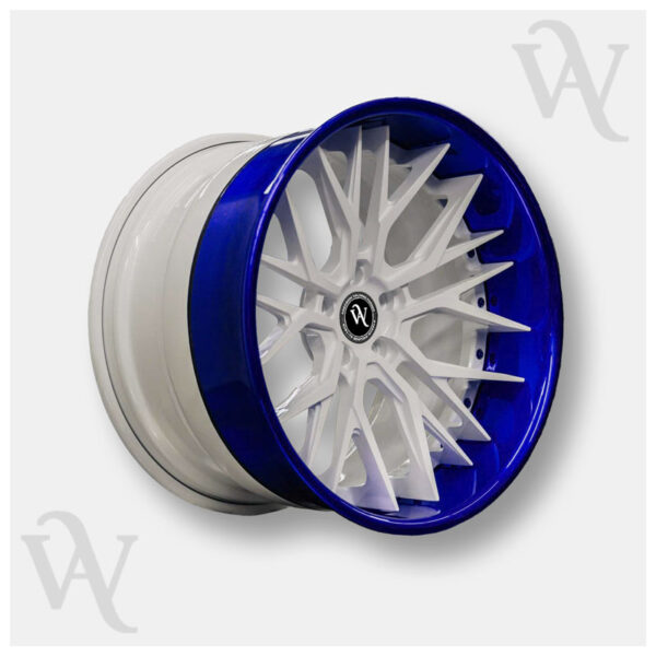 Forged Wheel WA-F163 – Custom Blue Barrel Luxury Rim