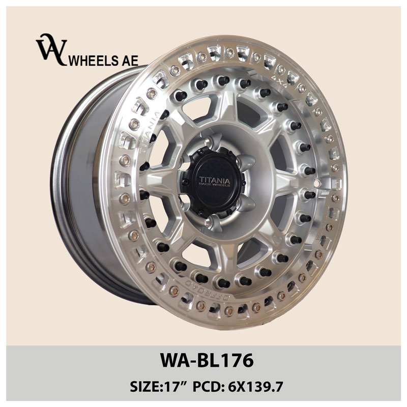 beadlock Off-Road Wheel WA-BL176 beadlock Off-Road Wheel WA-BL176 – Silver 17” Beadlock for Extreme Terrain