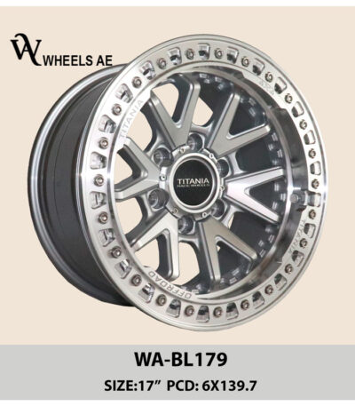 beadlock Off-Road Wheel WA-BL179 Silver