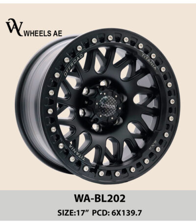 17 inch beadlock wheel black WA-BL202
