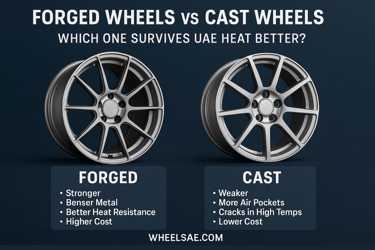 Forged Wheels vs Cast Wheels – Which Survives UAE Heat?