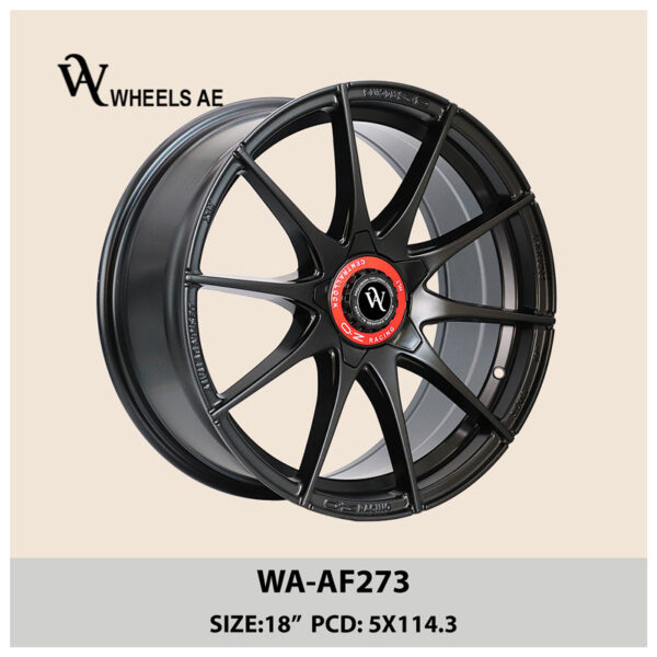 Aftermarket Wheel WA-AF273 – 18 Inch Black Rim