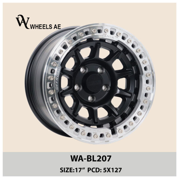 Jeep Wrangler beadlock wheel 17 inch WA-BL207